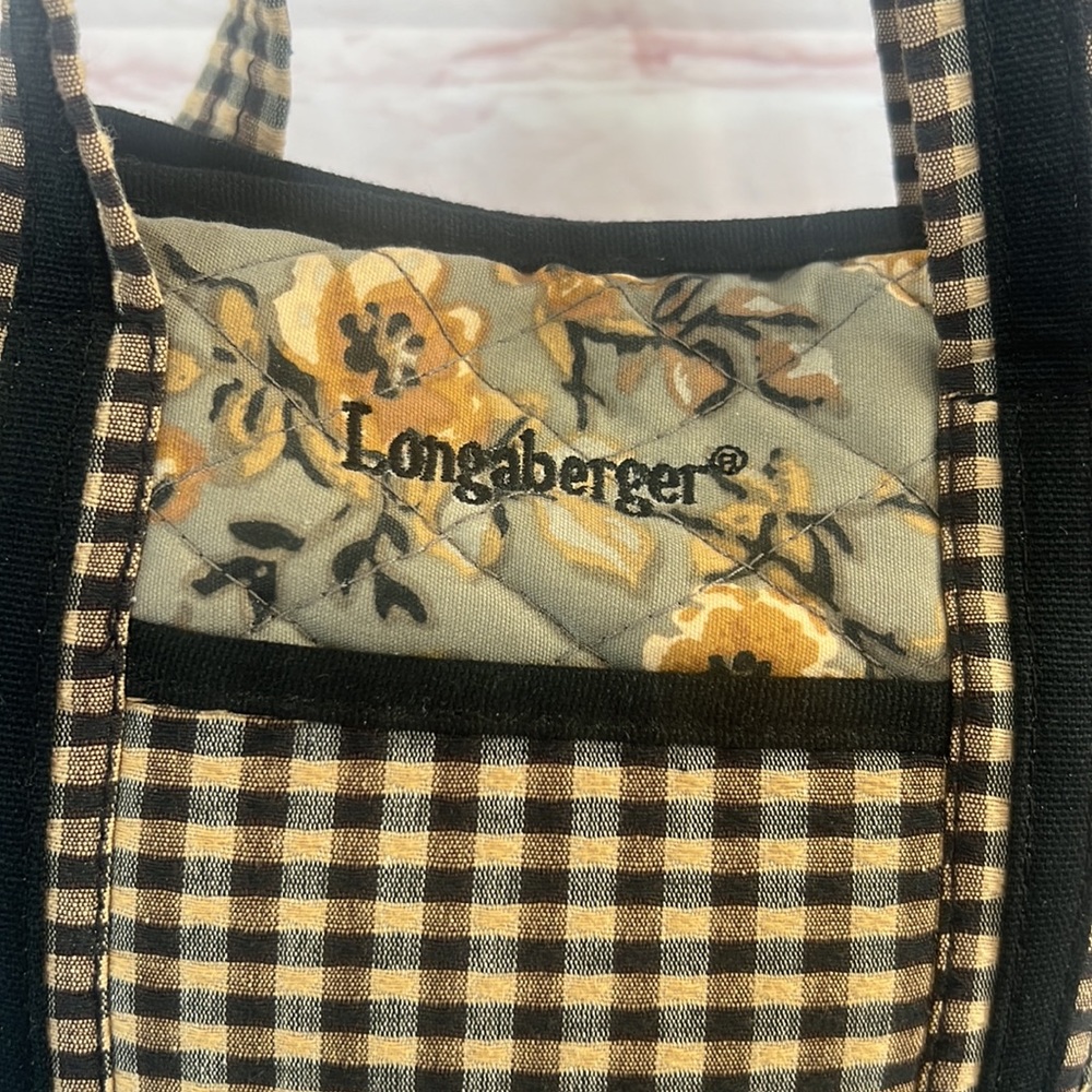 Longaberger mini floral bag - Picture 2 of 8
